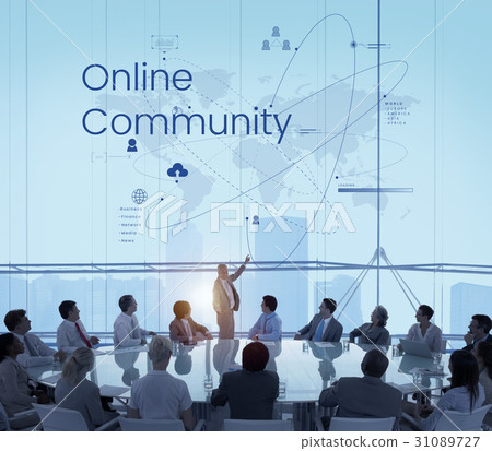 World Map Connection Social Media Technology World Map Connection Social Media Technology 31089727