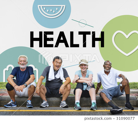 Health wellness food heart icon graphic Health wellness food heart icon graphic 31090077