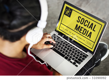 Social Media Internet Technology Concept 31090092