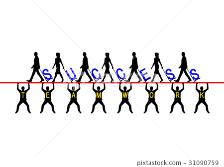 A successful image with team work 31090759