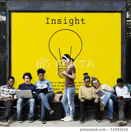 Bulb Sign Idea Symbol Word 31091029