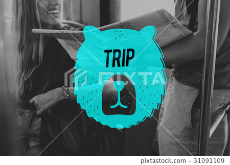 Journey Trip Bear Icon Word Journey Trip Bear Icon Word 31091109