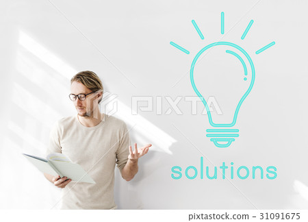 Ideas Light Bulb Think Create Graphic Word Ideas Light Bulb Think Create Graphic Word 31091675