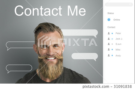 Chat Message Talk Connect Notification Word 31091838