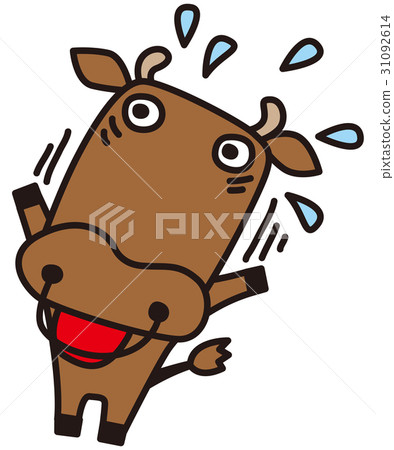 Amazing cattle character Amazing cattle character 31092614