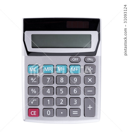 Calculator isolated on white background 31093124