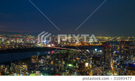 Umeda night view Umeda night view 31093477