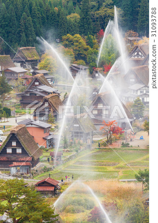 Gifu _ Shirakawago firefighting training 31093788