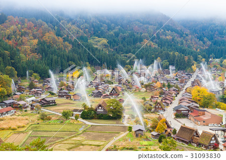 Gifu _ Shirakawago firefighting training Gifu _ Shirakawago firefighting training 31093830
