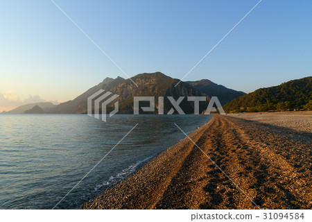 Cirali Olympos beach at sunrise. Turkey Cirali Olympos beach at sunrise. Turkey 31094584