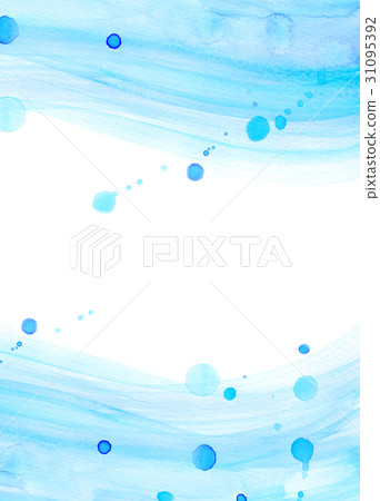 水彩紋理水流框架 31095392