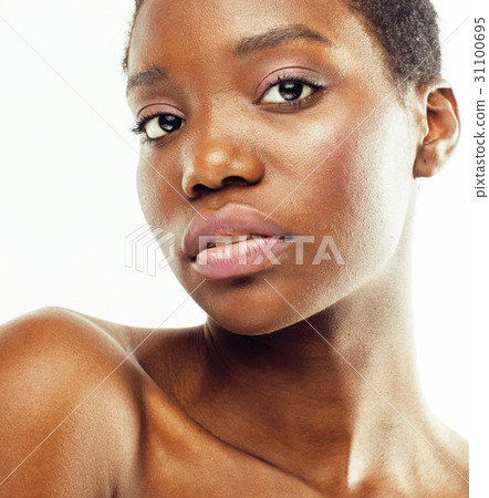 young pretty african american woman naked taking 31100695