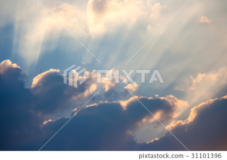 Sky with sunray Sky with sunray 31101396