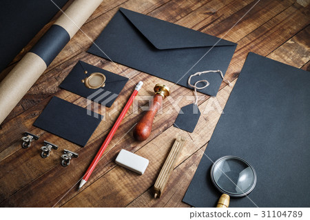 Black branding template Black branding template 31104789