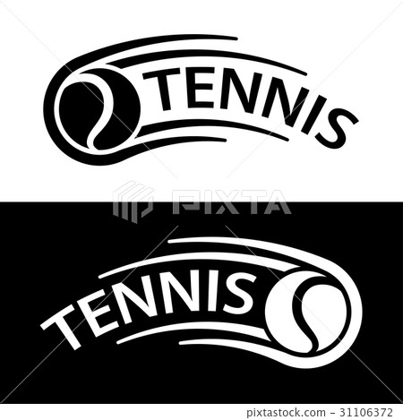 tennis ball motion line symbol 31106372