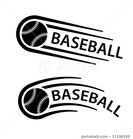 baseball ball motion line symbol - Stock Illustration [31106388] - PIXTA
