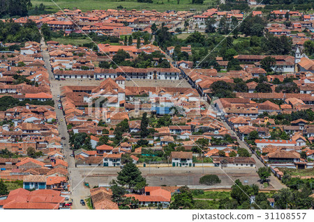 Villa de Leyva skyline cityscape Boyaca Colombia Villa de Leyva skyline cityscape Boyaca Colombia 31108557