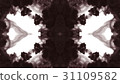 Abstract black and white background of ink or 31109582
