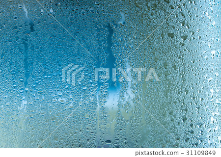 Water Rain Drops on Glass in Rainy Season Water Rain Drops on Glass in Rainy Season 31109849