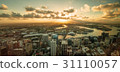 Sunset view from Sydney city 31110057