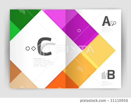Set of front and back a4 size pages, business Set of front and back a4 size pages, business 31110938