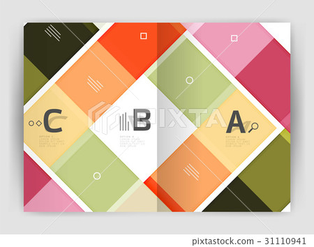 Vector modern geometrical a4 flyer brochure Vector modern geometrical a4 flyer brochure 31110941
