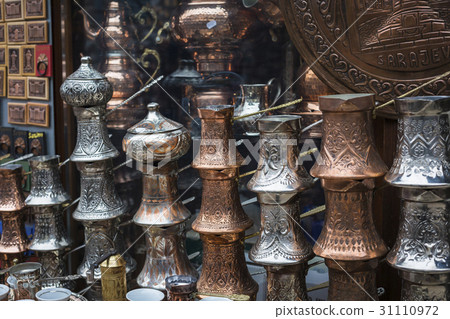 Copper product as souvenir for visitors 31110972