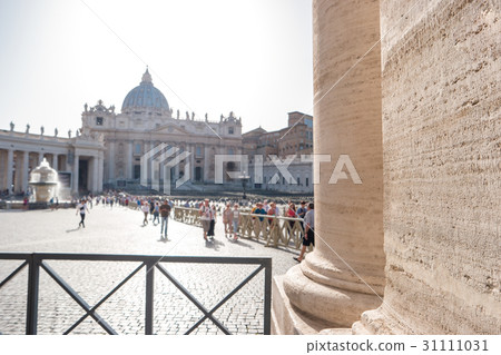 Classic building with dome. Classic building with dome. 31111031