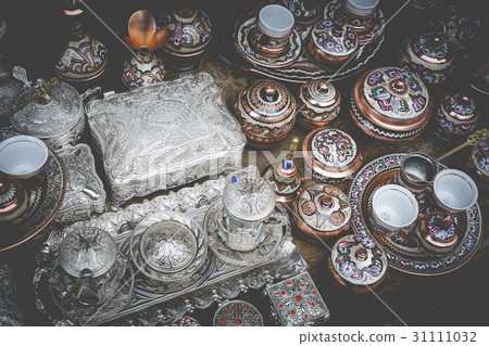 Traditional handcrafted copper coffee pots 31111032