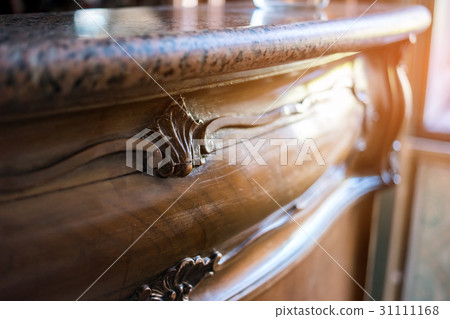 Old marble top drawer. 31111168