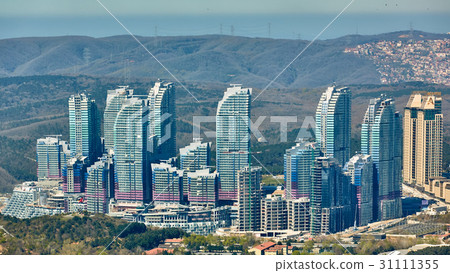 Istanbul, Turkey - April 3, 2017: Skyscrapers in Istanbul, Turkey - April 3, 2017: Skyscrapers in 31111355