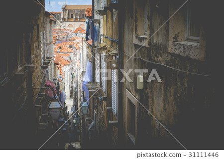 Street in the Historic Old Town, Dubrovnik,Croatia 31111446