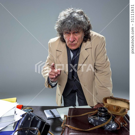 The senior man as detective or boss of mafia on 31111631