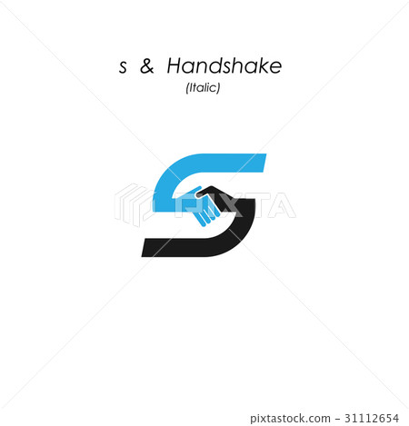Creative s- letter icon abstract logo design  31112654