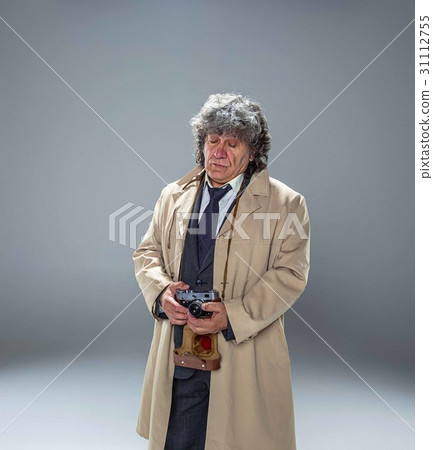The senior man as detective or boss of mafia on The senior man as detective or boss of mafia on 31112755