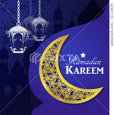 Arabic illustration of Ramadan Kareem 31114439