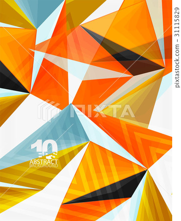 3d modern triangle low poly abstract geometric 3d modern triangle low poly abstract geometric 31115829