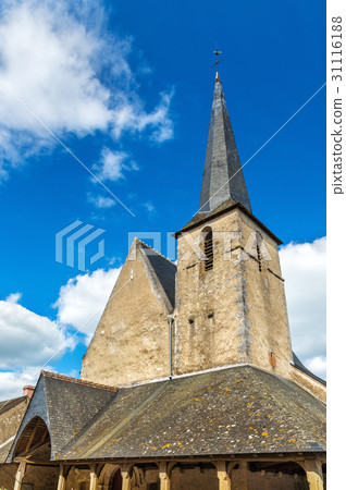 Saint Etienne church in Cheverny near the castle 31116188