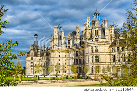Chateau de Chambord, the largest castle in the 31116644
