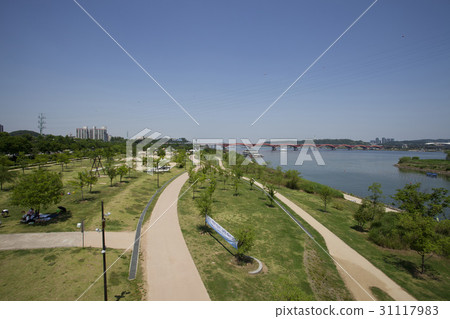 Seongsan Bridge, Han River Municipal Park, Yeongdeungpo-gu, Han River, Seoul 31117983