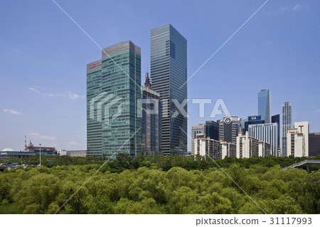 Seoul International Finance Center, Marriott Hotel, KT Yeouido Tower, FKI Hall, Sedang Ecological Park, Yeouido, Yeongdeungpo-gu, Seoul 31117993