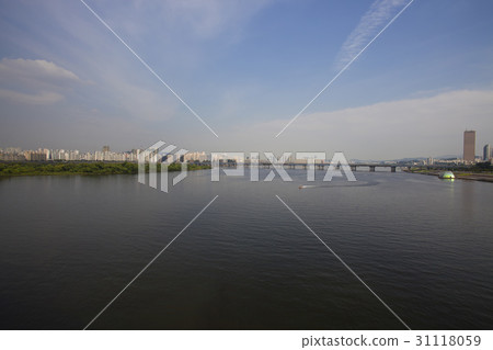 Boat, Mapo Bridge, Bam Island, Mapo, Han River, Seoul 31118059