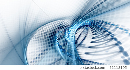 Abstract computer graphics background - Stock Illustration [31118195 ...