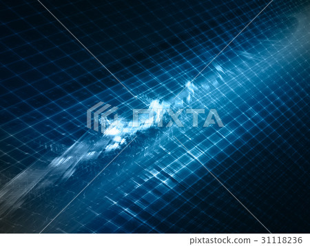 Abstract computer graphics background-插圖素材 [31118236] - PIXTA圖庫