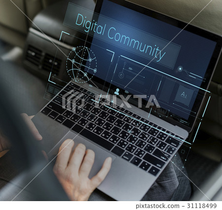 Digital Online Community Internet Concept 31118499