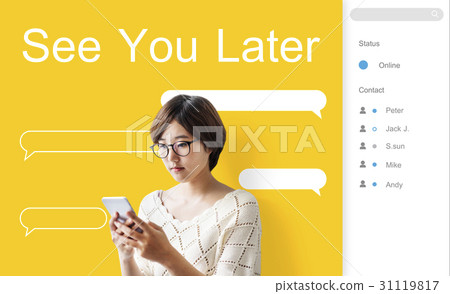 Chat Message Talk Connect Notification Word Chat Message Talk Connect Notification Word 31119817