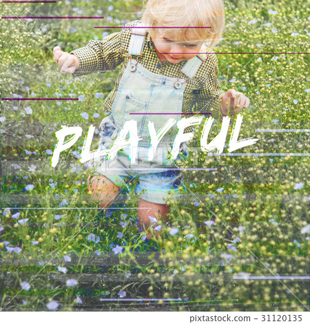Innocence Adorable Playful Curiosty Pure Word 31120135