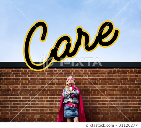 Charity Cursive Writing Word Concept 31120277