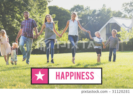 Happiness Delightful Smile Positivity Graphic Word 31120281