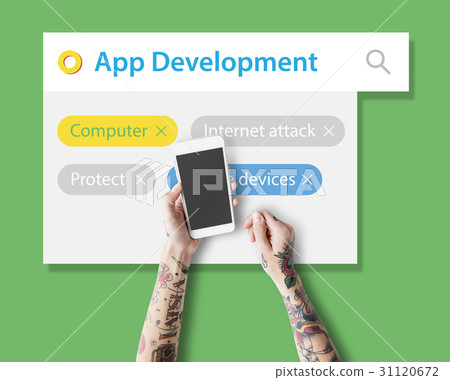 Technology System Network Security Development Graphic Word 31120672